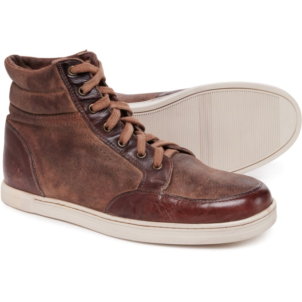 Bed Stu Marcus II Leather Sneakers Shoes Boots Men’s Size 8 TEAK MM DD TML